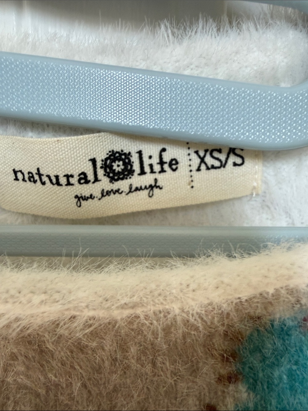 NATURAL LIFE Cream Sweater with Multicolor Floral Motif - Picture 3 of 6